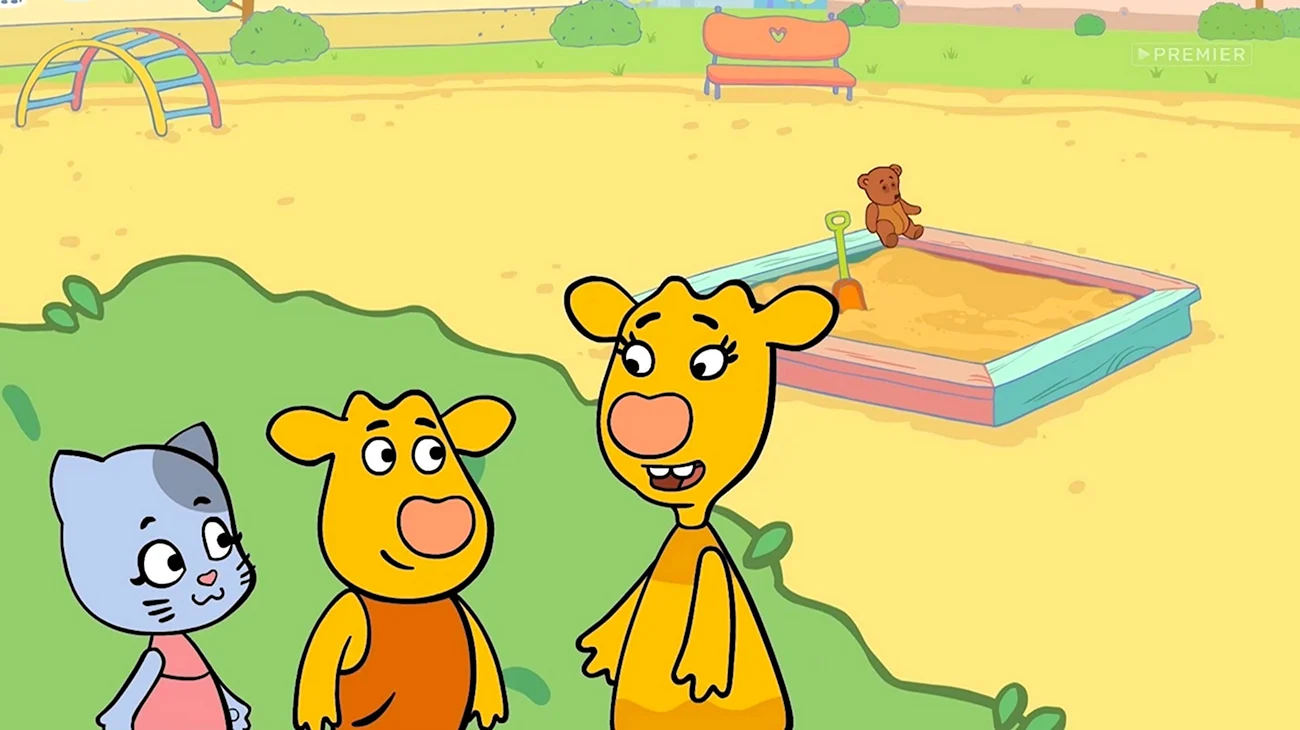 Оранжевая корова мультфильм Муся. Картинка из мультфильма