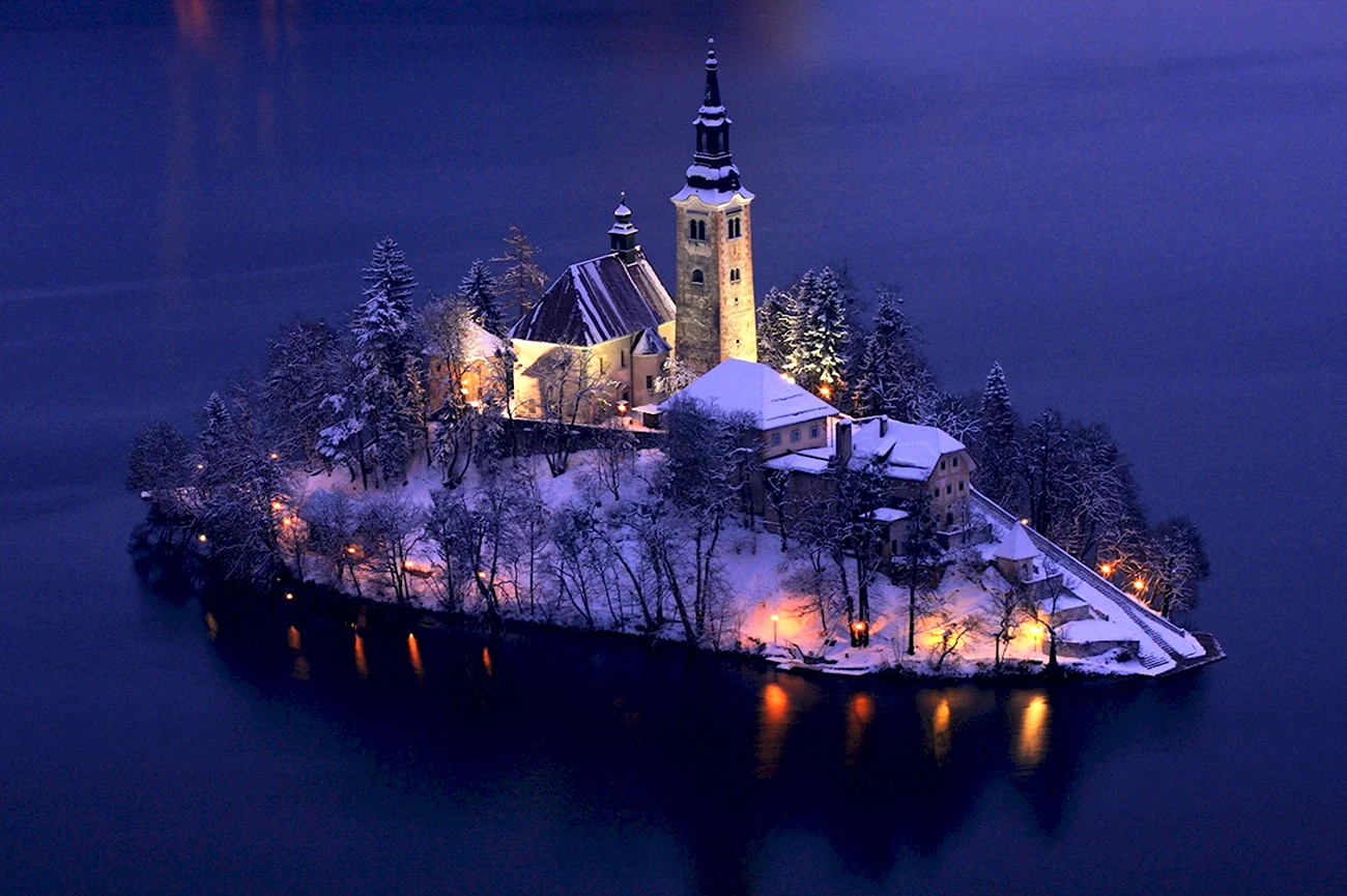 Остров Блед Словения. Красивая картинка
