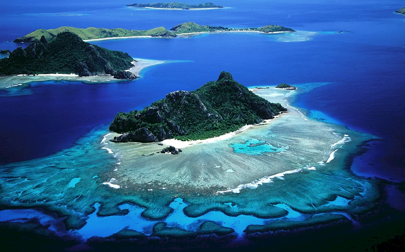 Остров Маманука Фиджи. Красивая картинка