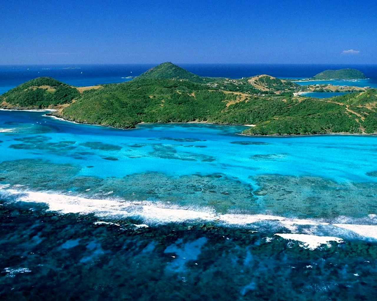 Остров сент-Винсент в Карибском море. Картинка