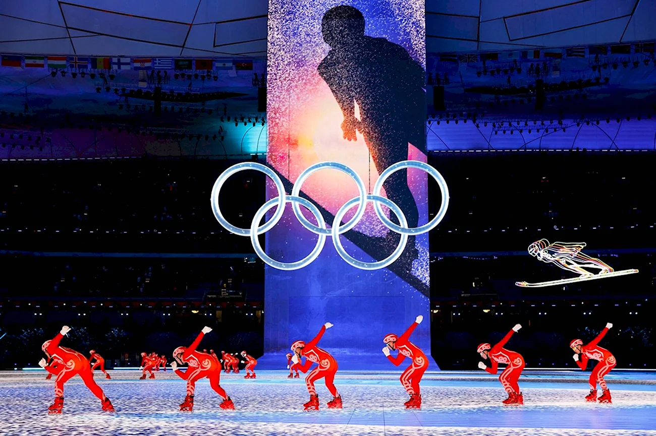 Открытие Олимпийских игр в Пекине 2008 парад. Поздравление