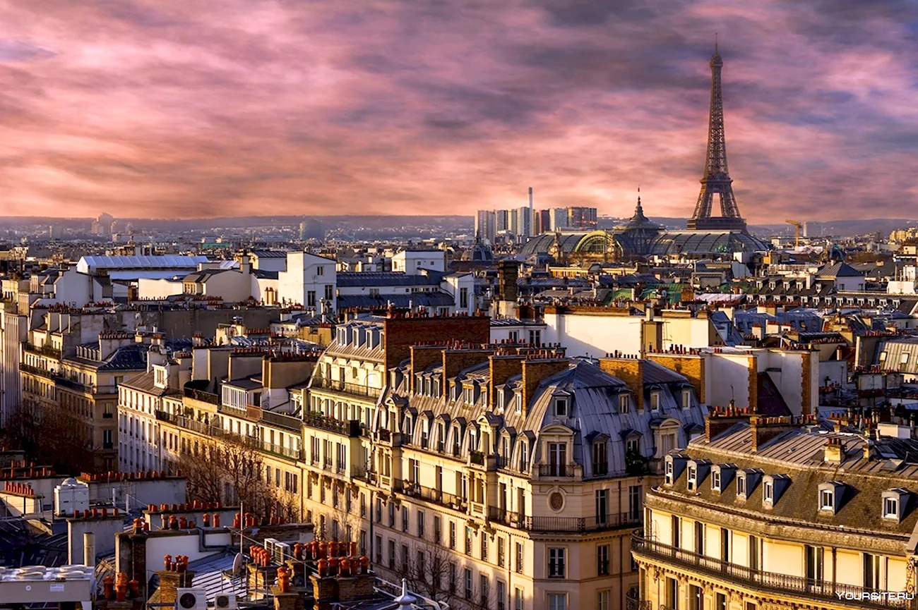 Париж столица Франции. Красивая картинка