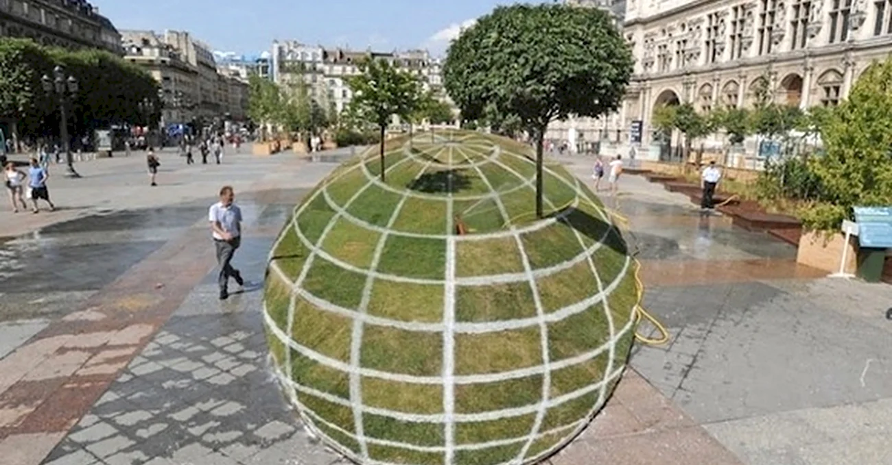 Парк Глобус в Париже. Картинка