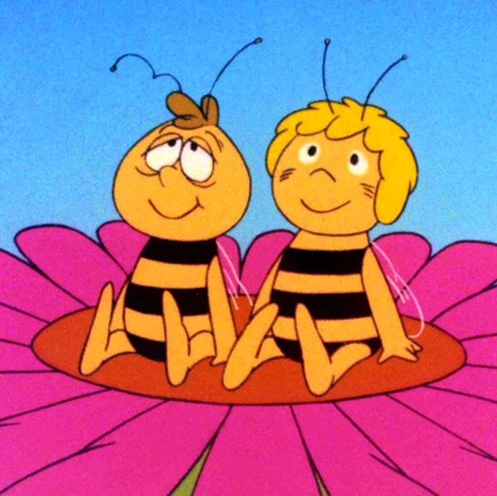 Пчёлка Майя 1975. Картинка из мультфильма