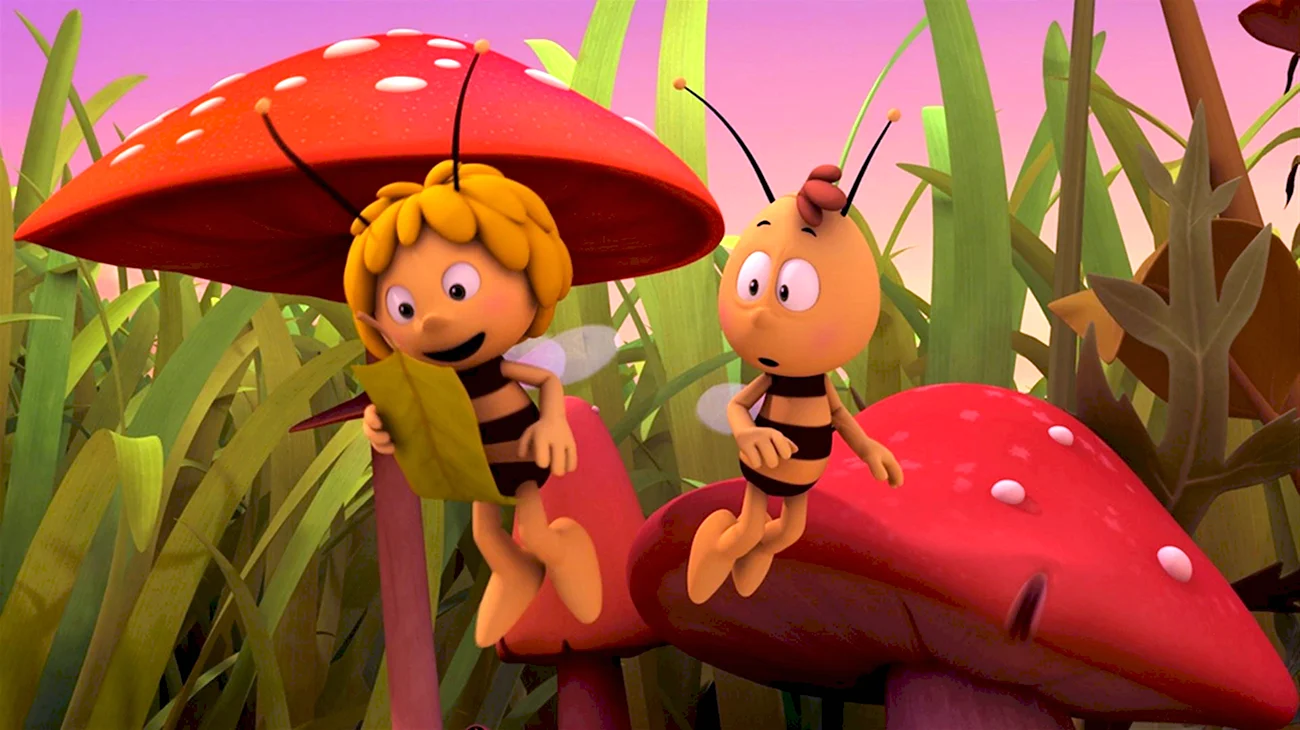 Пчелка Майя. Картинка из мультфильма