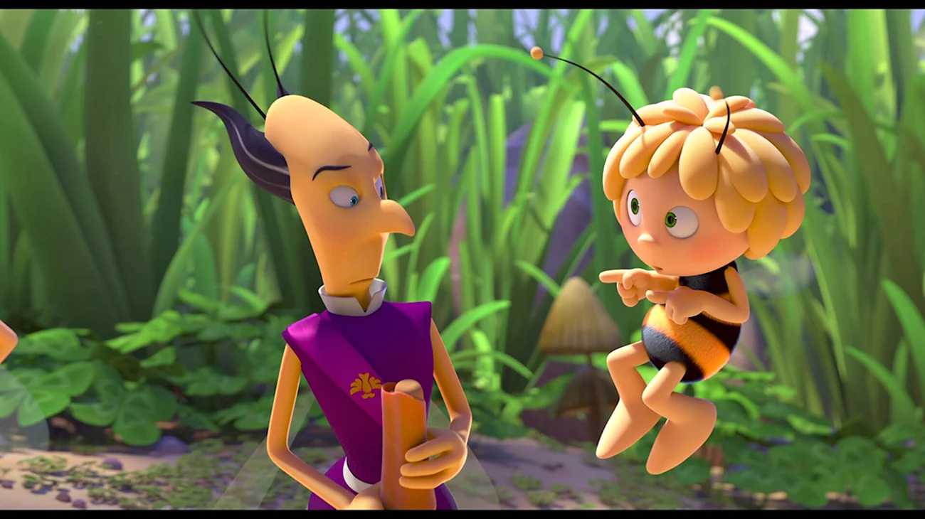 Пчёлка Майя и Кубок мёда кукутики. Картинка из мультфильма