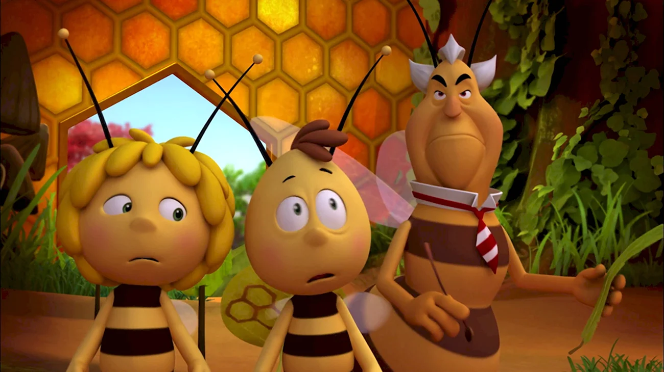 Пчёлка Майя медовый движ 2021. Картинка из мультфильма