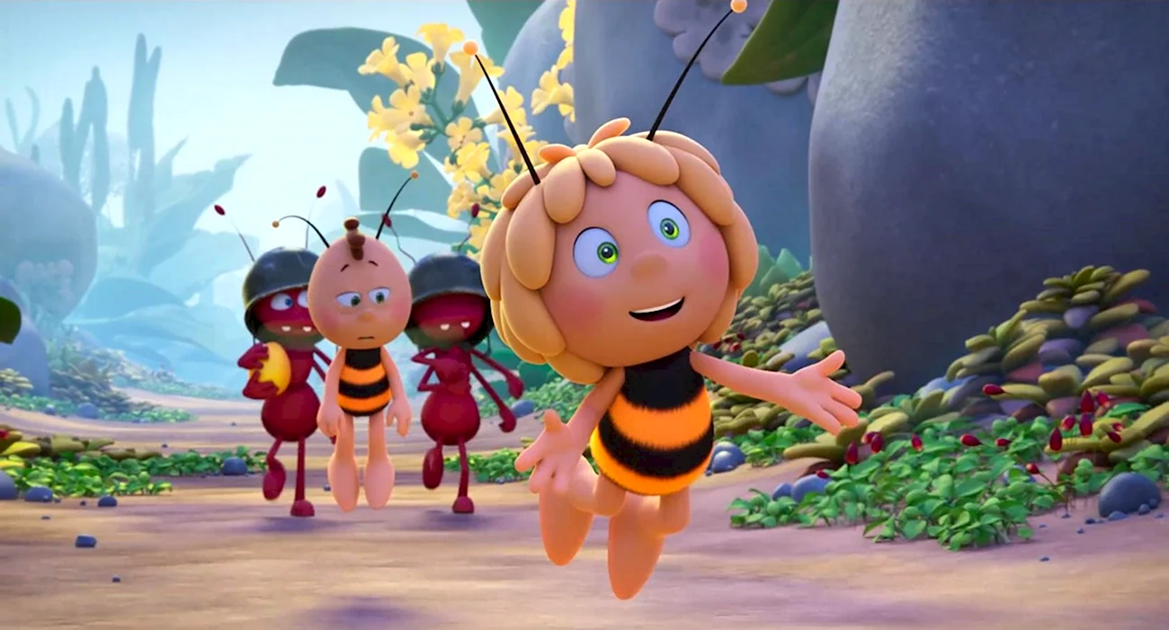 Пчелка Майя медовый движ мультфильм 2021. Картинка из мультфильма