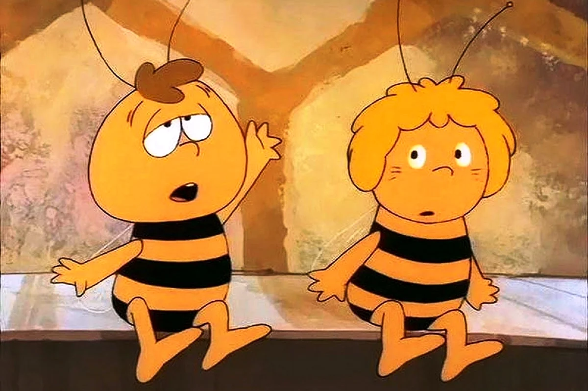 Пчёлка Майя сериал 1975. Картинка из мультфильма