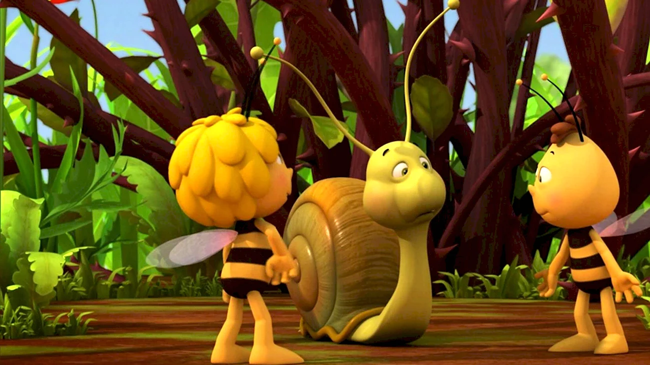 Пчелка Майя Шелби. Картинка из мультфильма