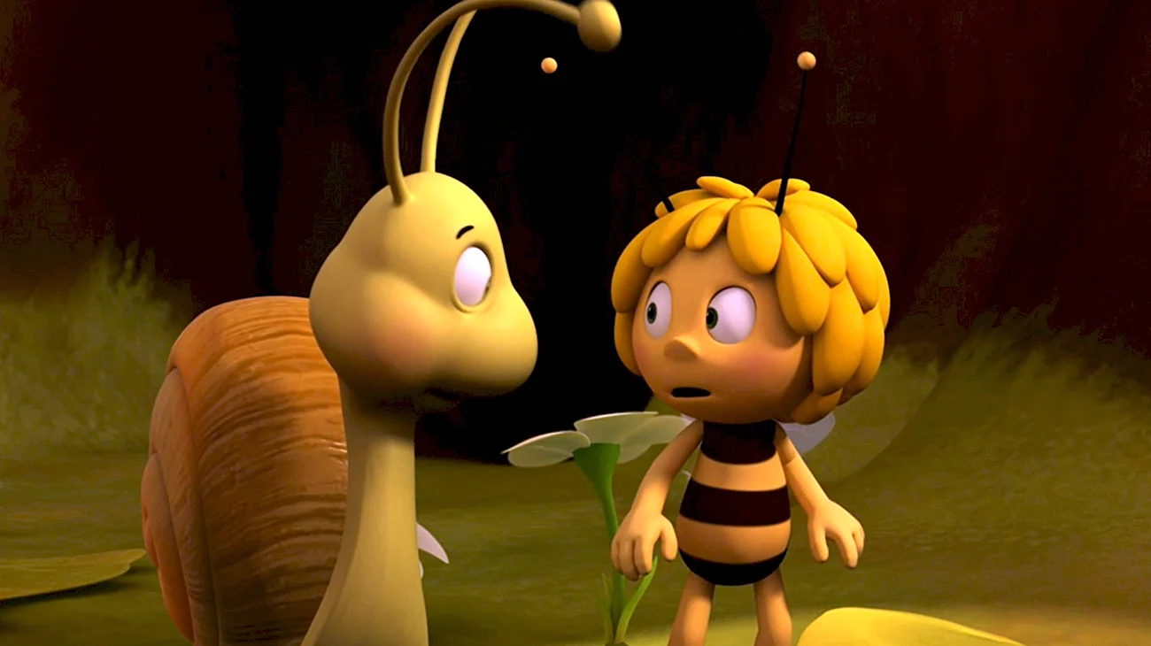 Пчелка Майя Шелби. Картинка из мультфильма