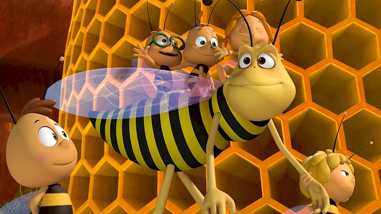 Пчелка Майя Стингер. Картинка из мультфильма