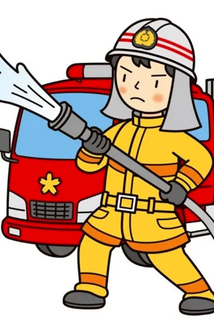 Пожарник картинка для детей. Для срисовки
