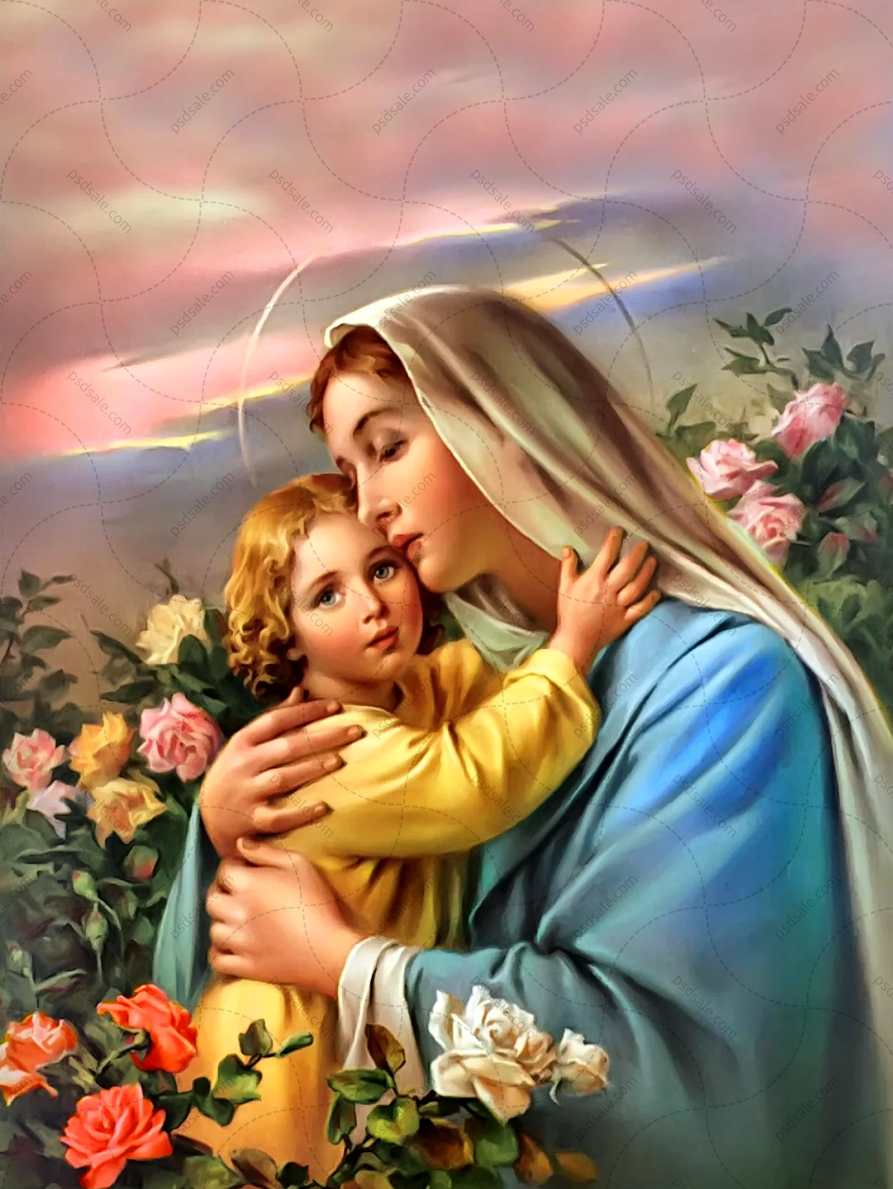 Пресвятая Богородица мать Мария Иисуса. Картинка