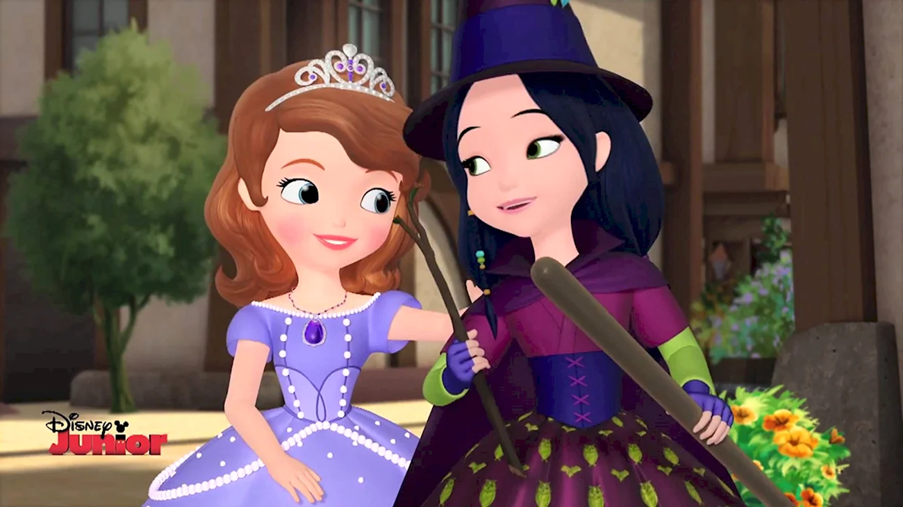 Принцесса София и Люсинда. Картинка из мультфильма
