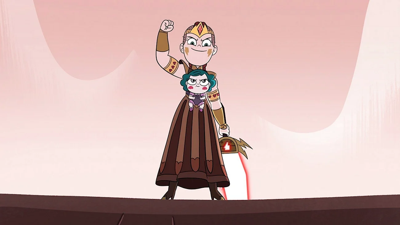 Принцесса солярии Стар против сил зла. Картинка из мультфильма