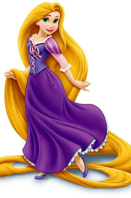 Принцессы Диснея Рапунцель. Картинка из мультфильма