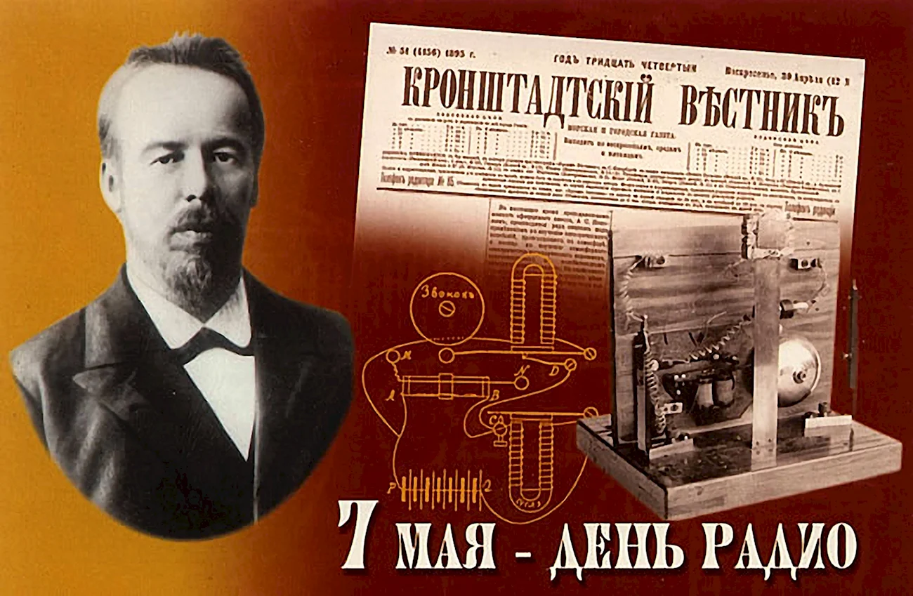 Радиосвязь Попов изобретение. Поздравление