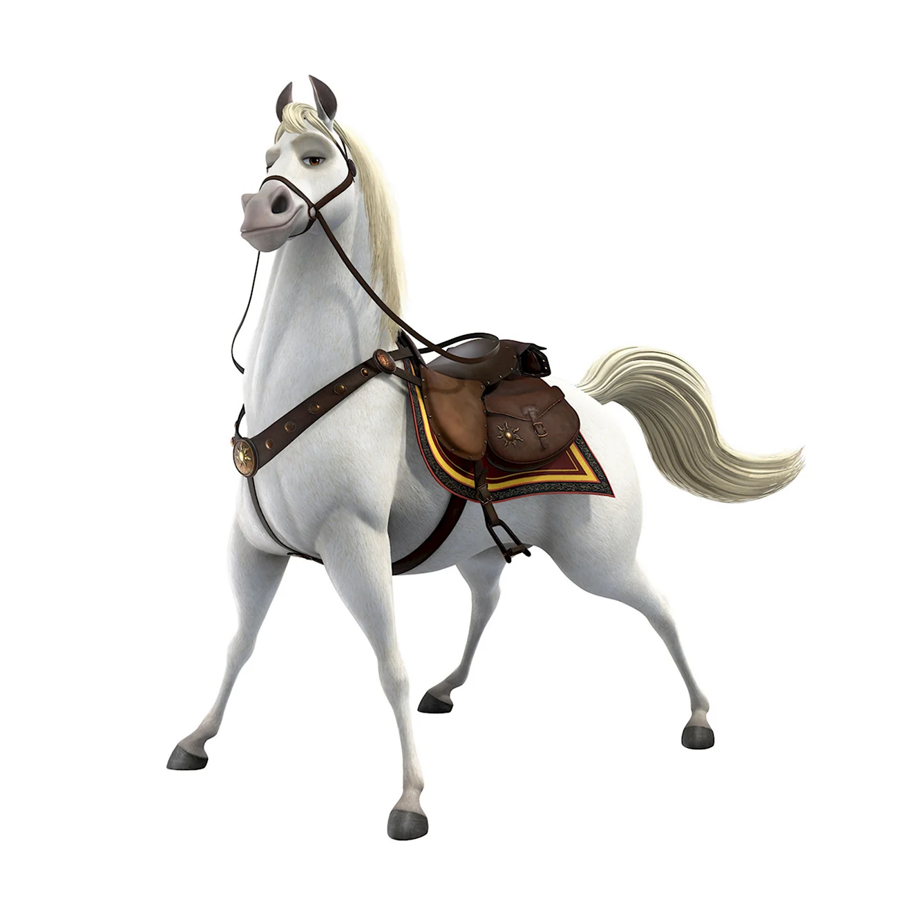 Рапунцель конь Максимус. Картинка из мультфильма
