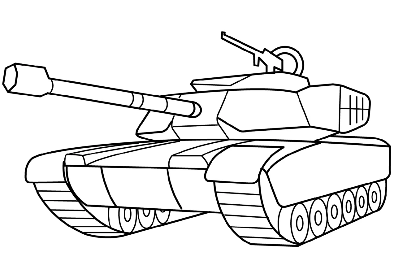 Раскраска танк т34 Военная техника. Своими руками