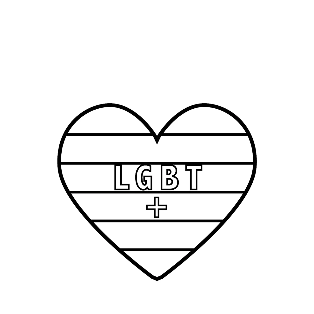 Раскраски ЛГБТ. Для срисовки