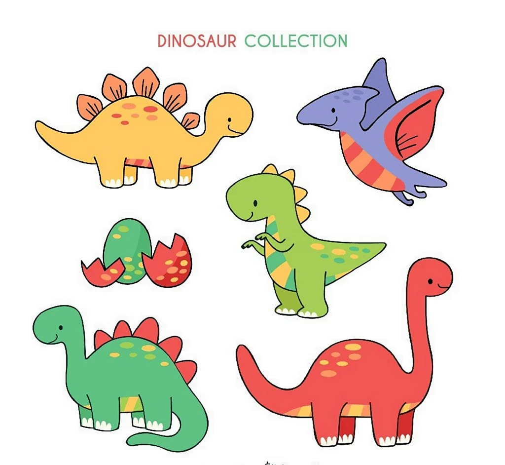 Рисование для детей Динозаврики. Для срисовки