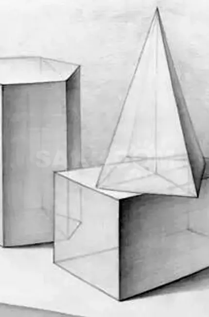 Рисование геометрических тел Призма пирамида куб.. Для срисовки