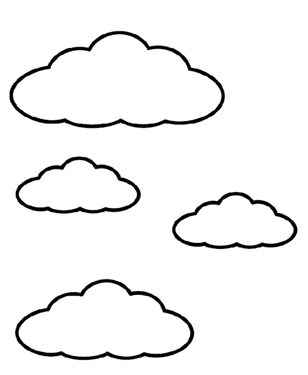 Рисунки для срисовки облако. Для срисовки
