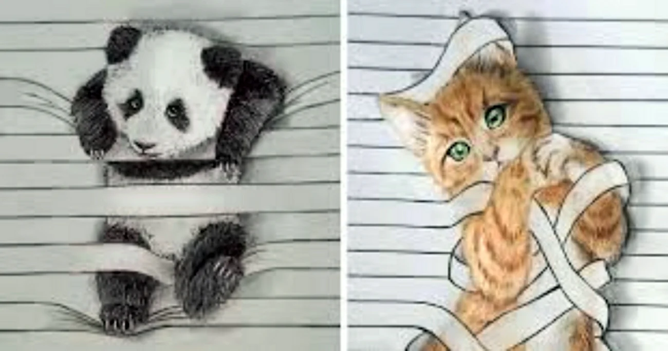 Рисунки для срисовки животные. Красивая картинка