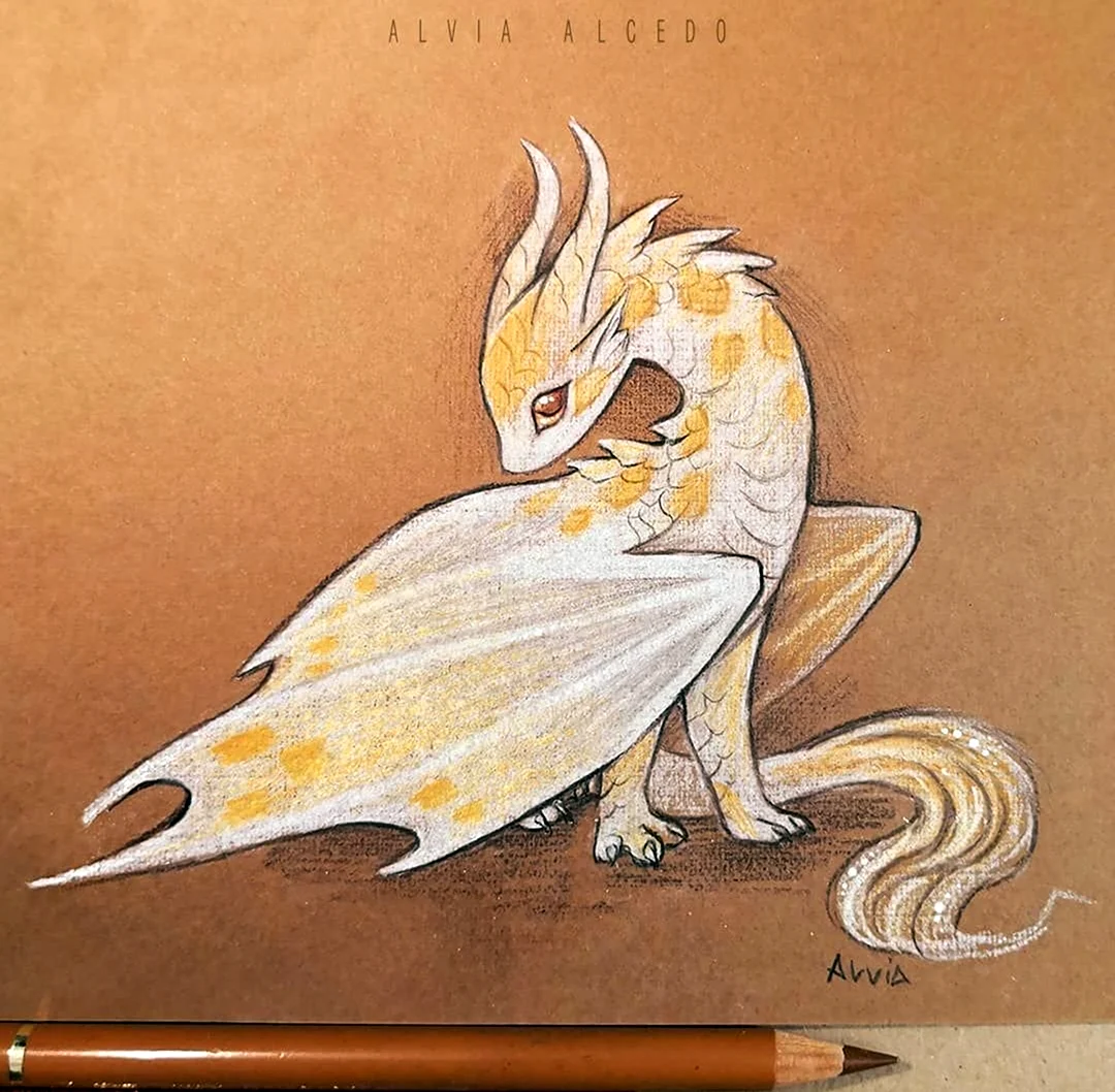 Рисунки драконов Alvia Alcedo. Для срисовки