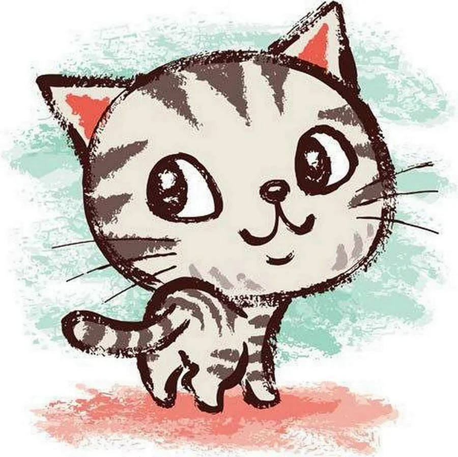 Рисунки милых котят. Красивые картинки животных