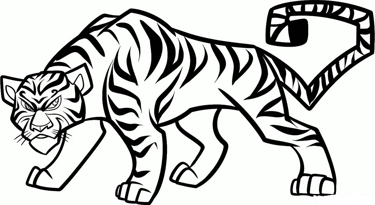 Рисунки тигров для срисовки. Для срисовки
