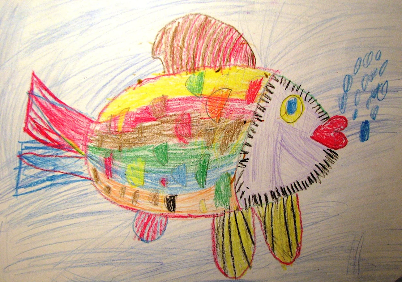 Рисунки цветными карандашами для детей. Для срисовки