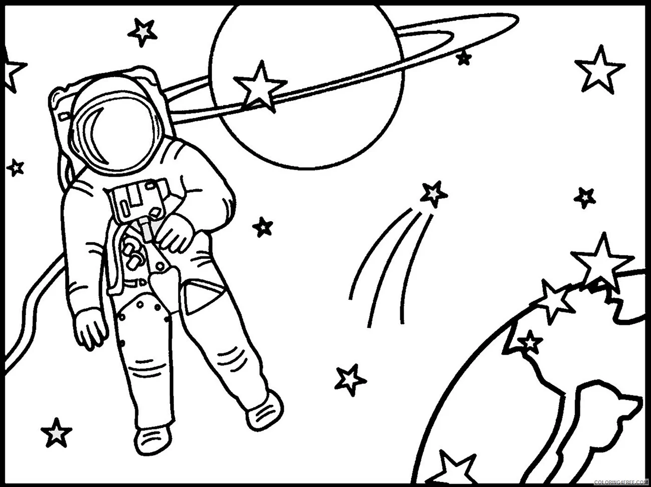 Рисунок ко Дню космонавтики раскраска. Для срисовки