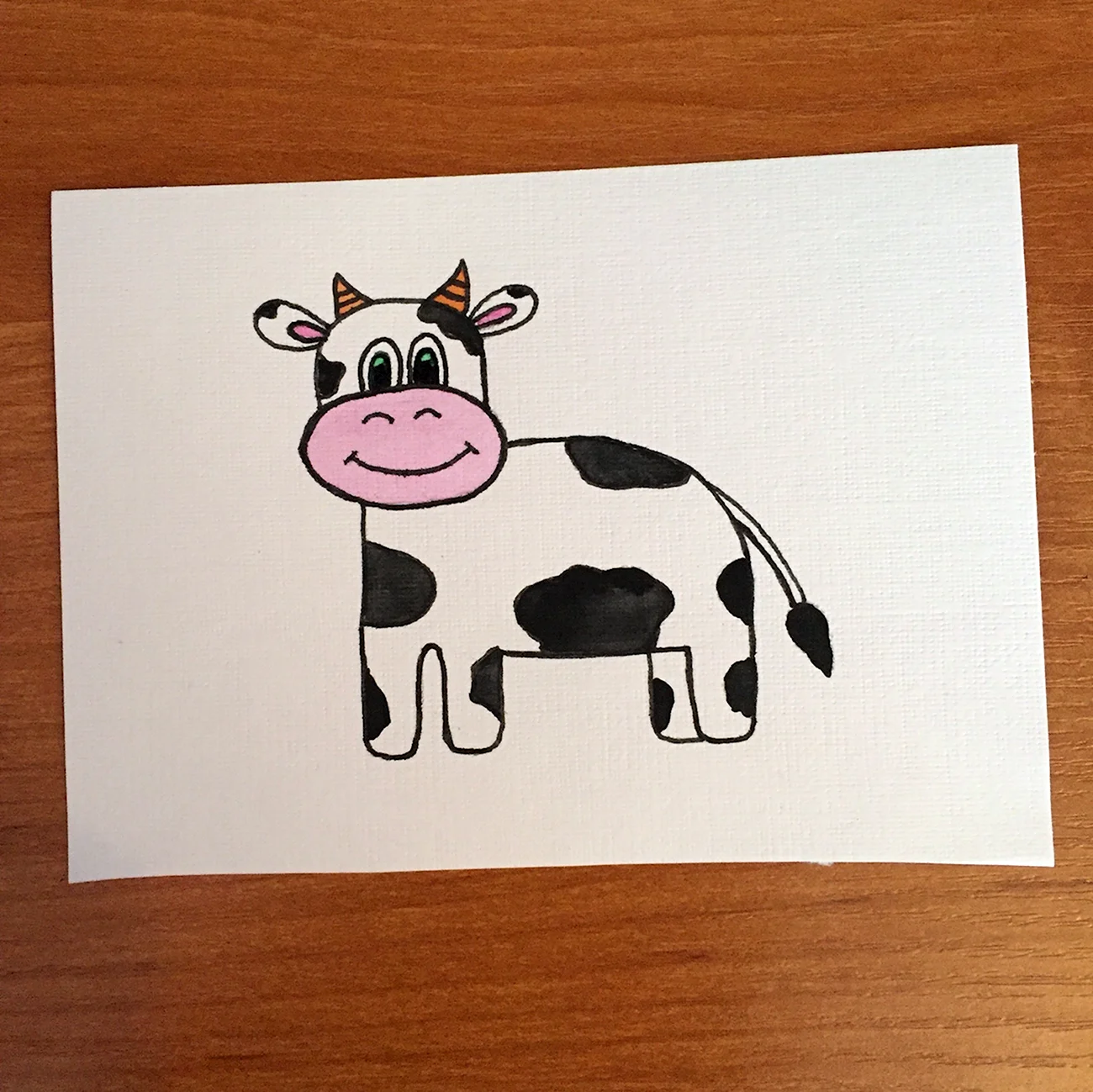 Рисунок коровы для срисовки. Для срисовки