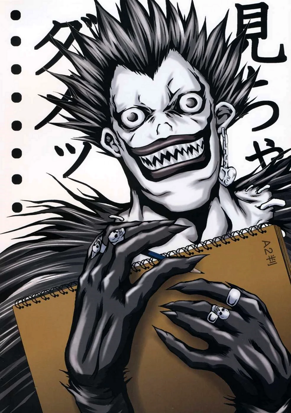 Рюк Death Note Sketch. Для срисовки
