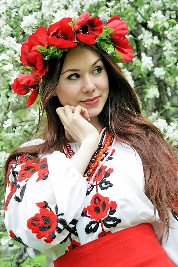 Роза Украинка. Красивая девушка