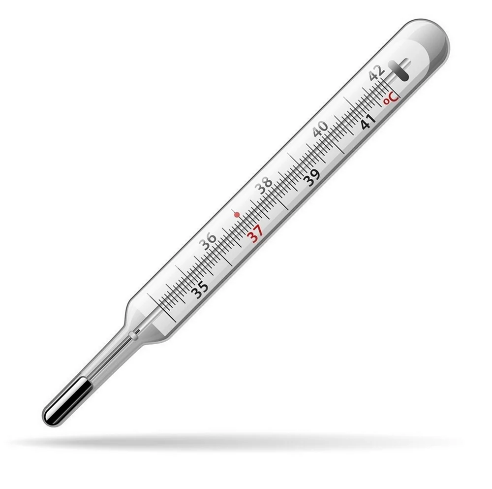 Ртутный градусник шкала измерения. Картинка