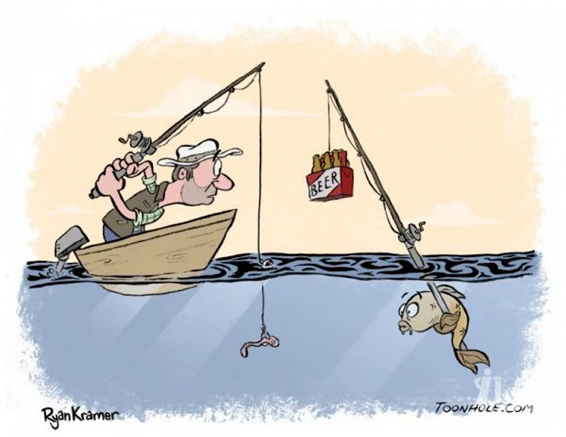 Рыбалка карикатуры. Анекдот в картинке
