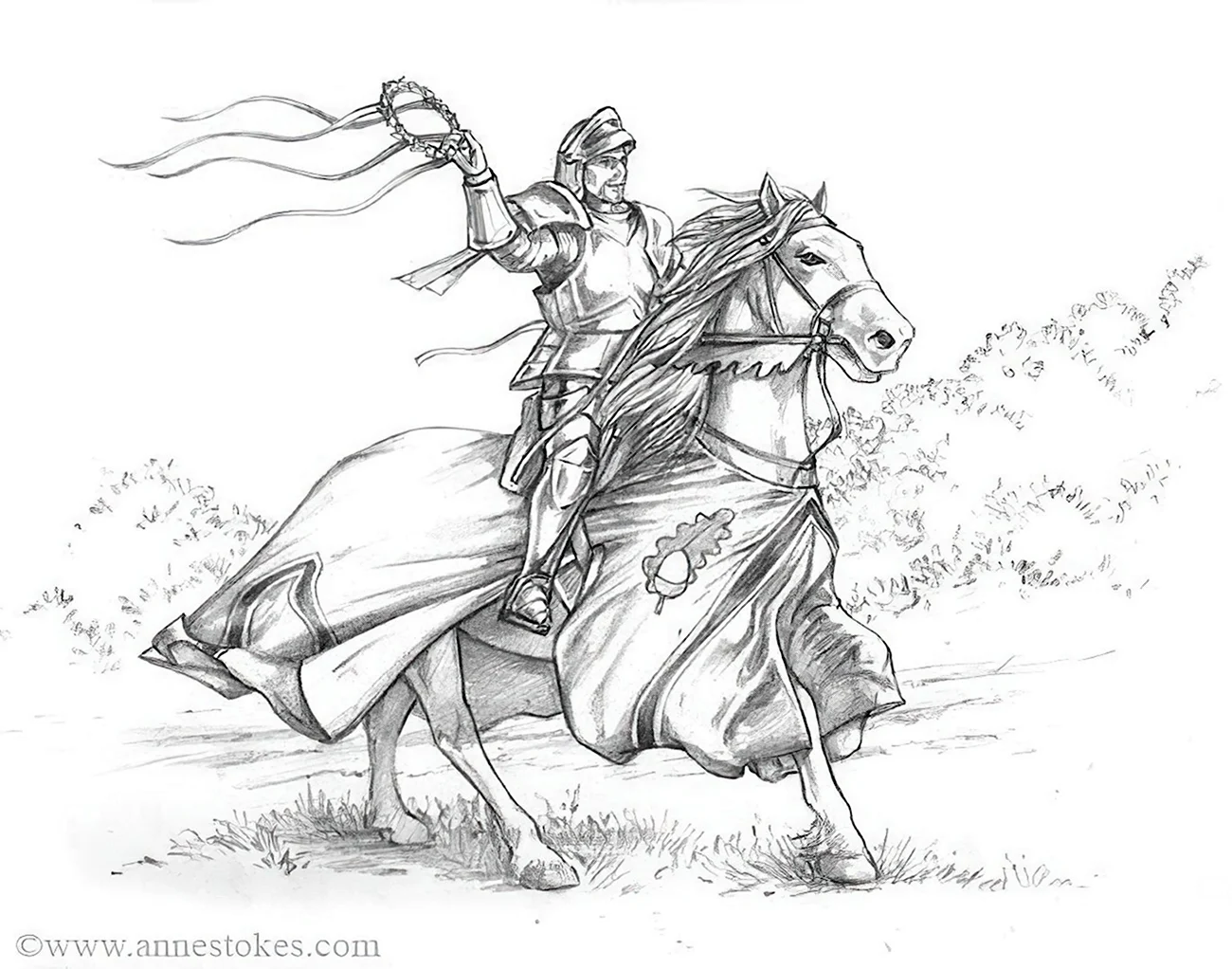 Рыцарь на коне рисунок карандашом. Для срисовки