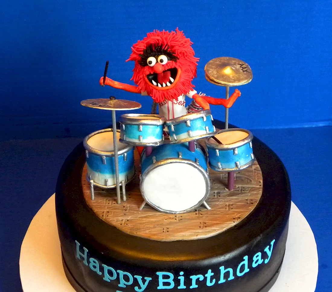 С днём рождения барабанщику. Открытка с днем рождения
