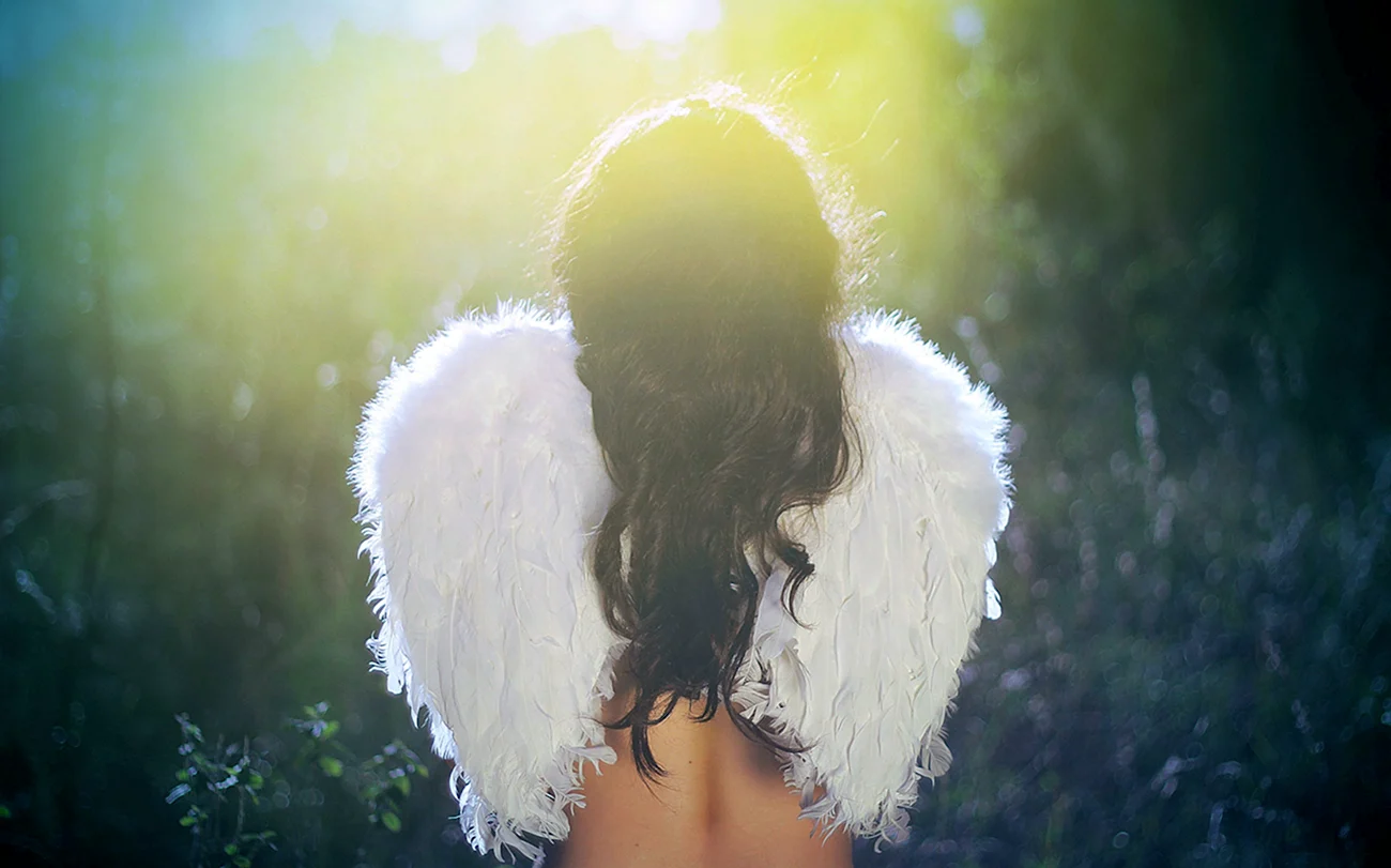 Самонастройка Крылья ангела. Красивая картинка