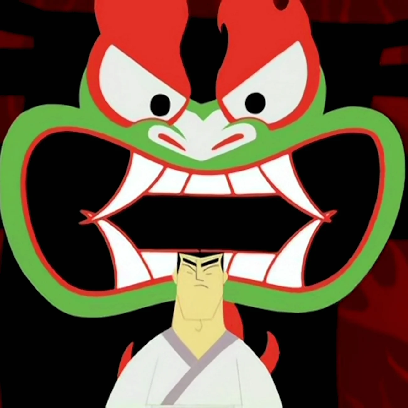 Samurai Jack Evil Jack. Картинка из мультфильма