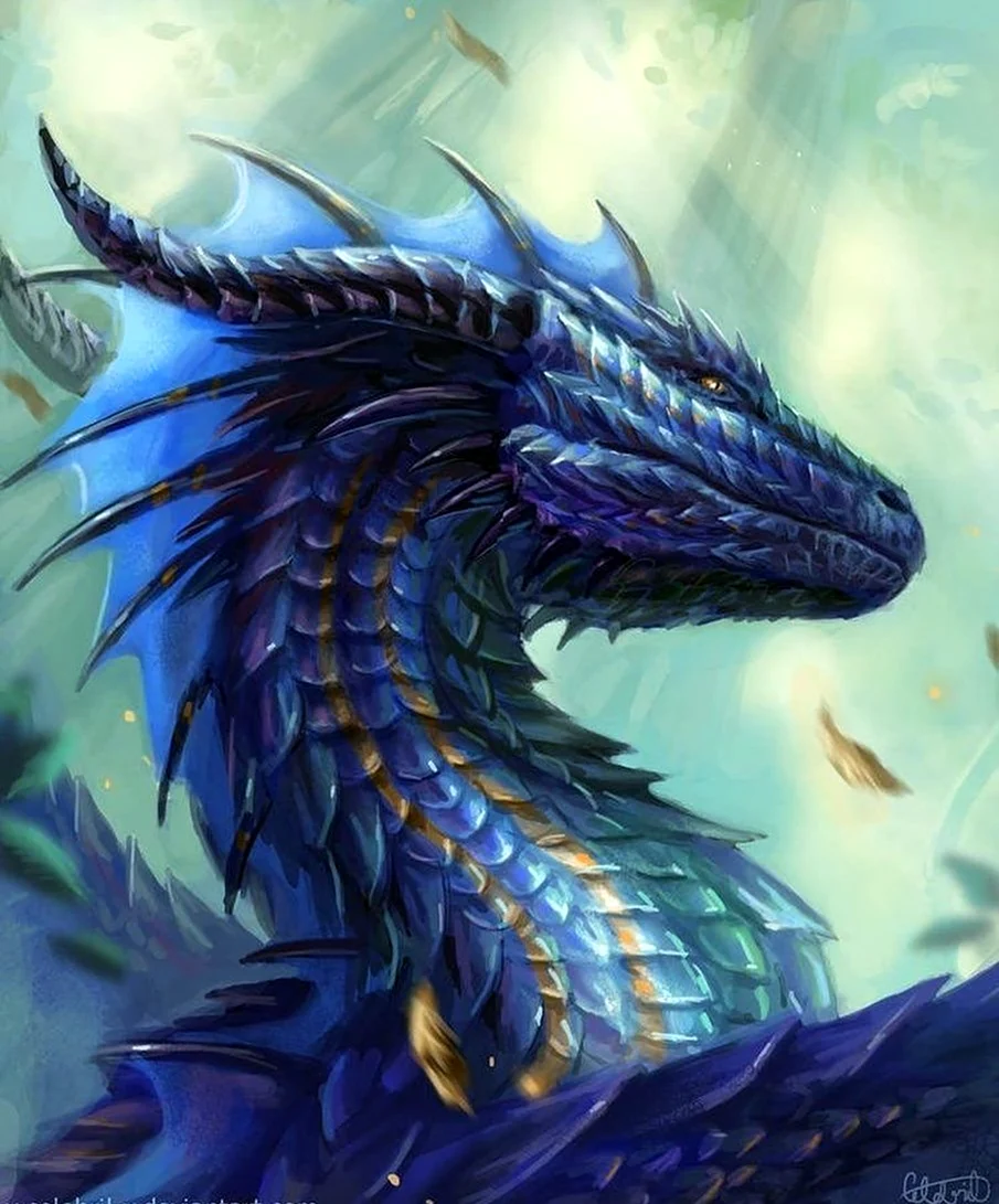 Сэйрю Лазурный дракон. Красивые картинки животных