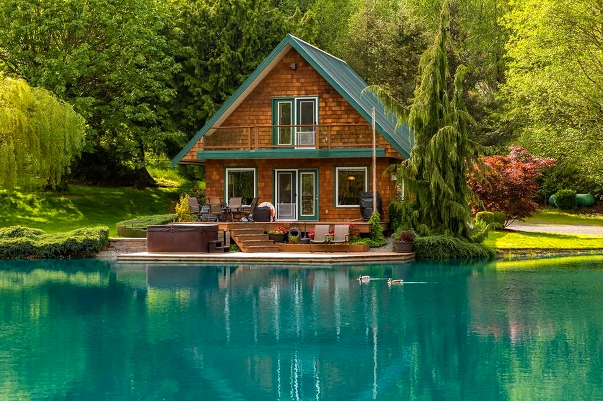 Сериал дом у реки River Cottage. Красивая картинка