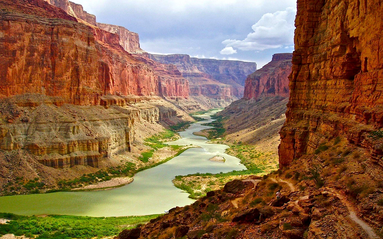 Северная Америка каньон Колорадо. Красивая картинка