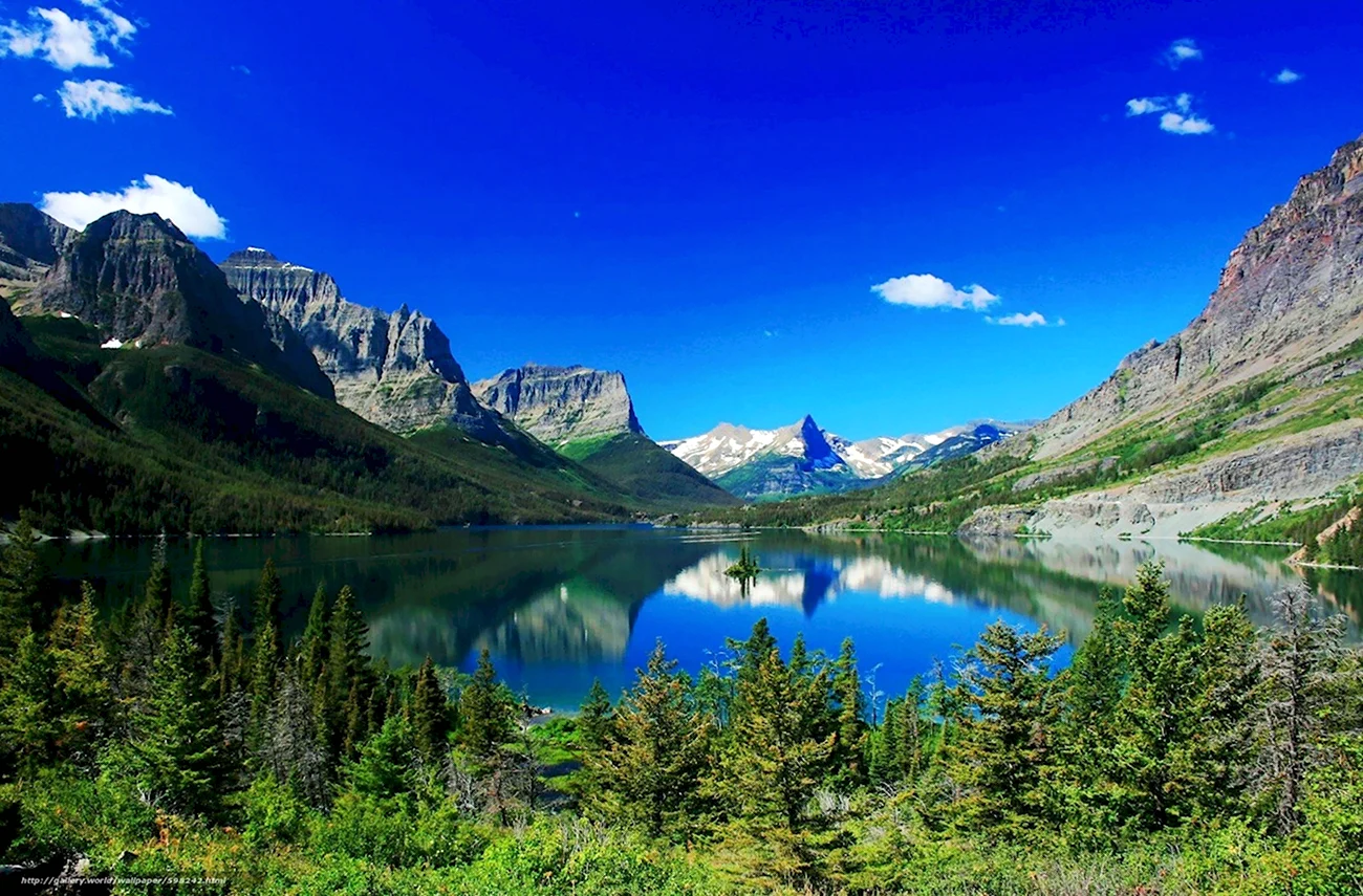 Северная Америка штат Монтана. Красивая картинка