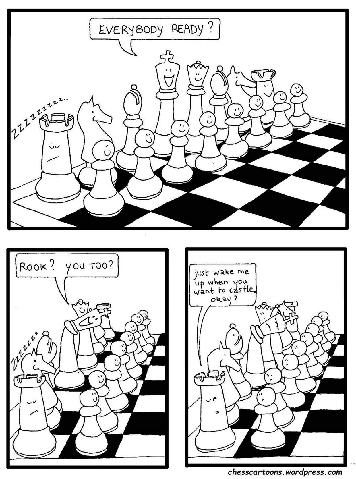 Шахматные шутки. Прикольная картинка