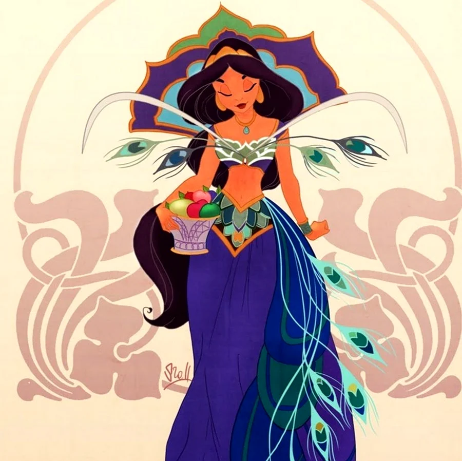 Шамаханская царица золотой петушок арт. Картинка из мультфильма