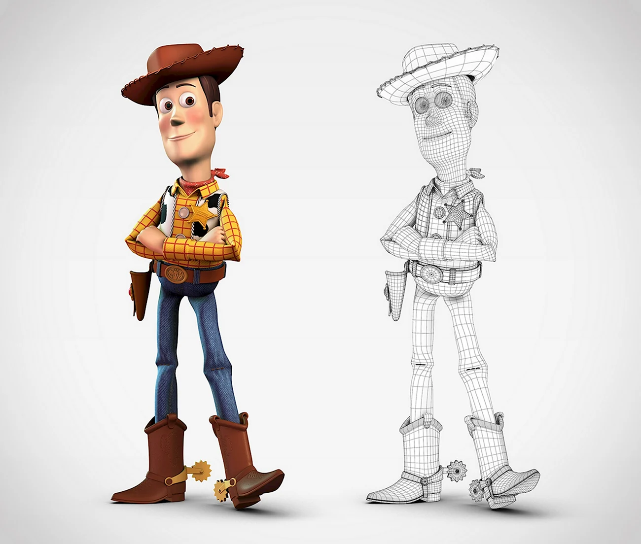 Sheriff Woody 3d модель. Картинка из мультфильма
